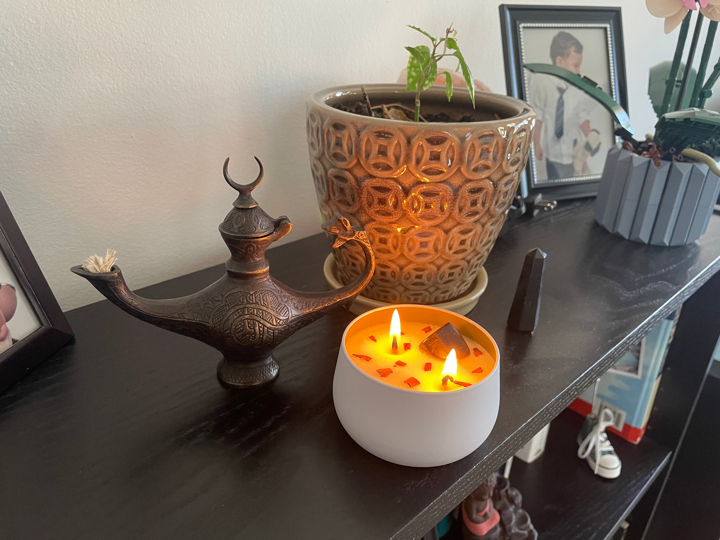 Prosperity Spice Cinnamon Tiger's Eye Prosperity Candle