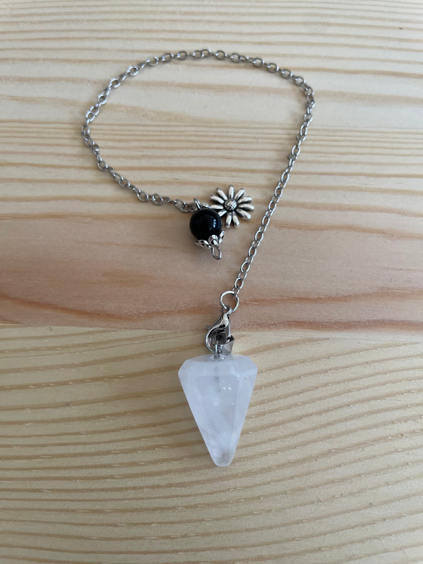 Clear Quartz Pendulum