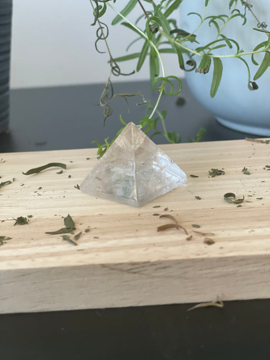 Reiki Infused Clear Quartz Mini Pyramid