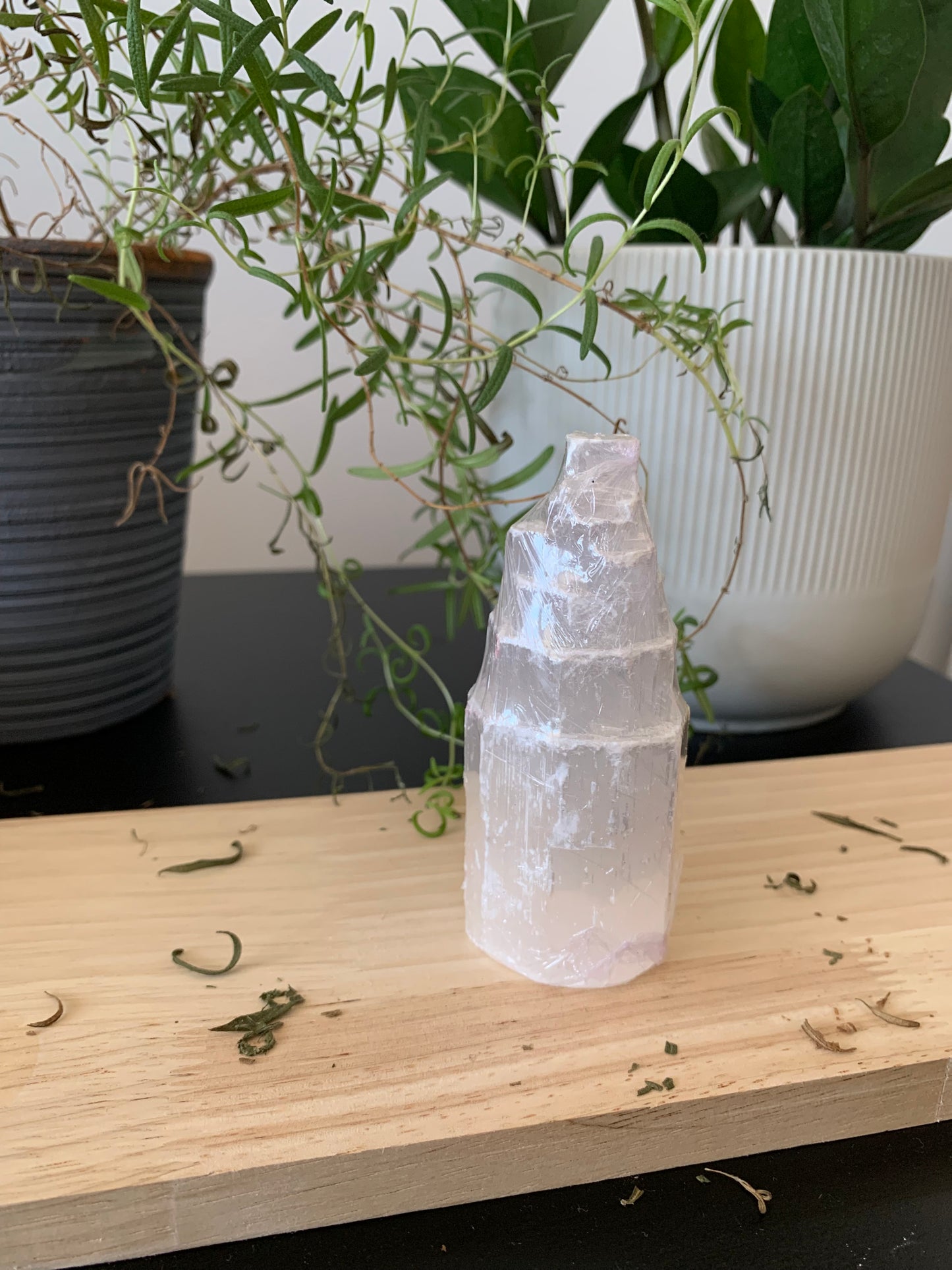 Reiki Infused Selenite Tower